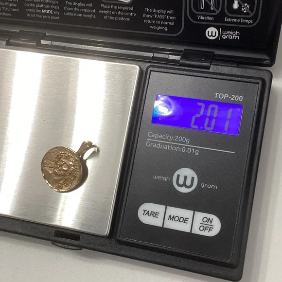 Vintage 14k Gold Jesus Pendant - Picture 3 of 5